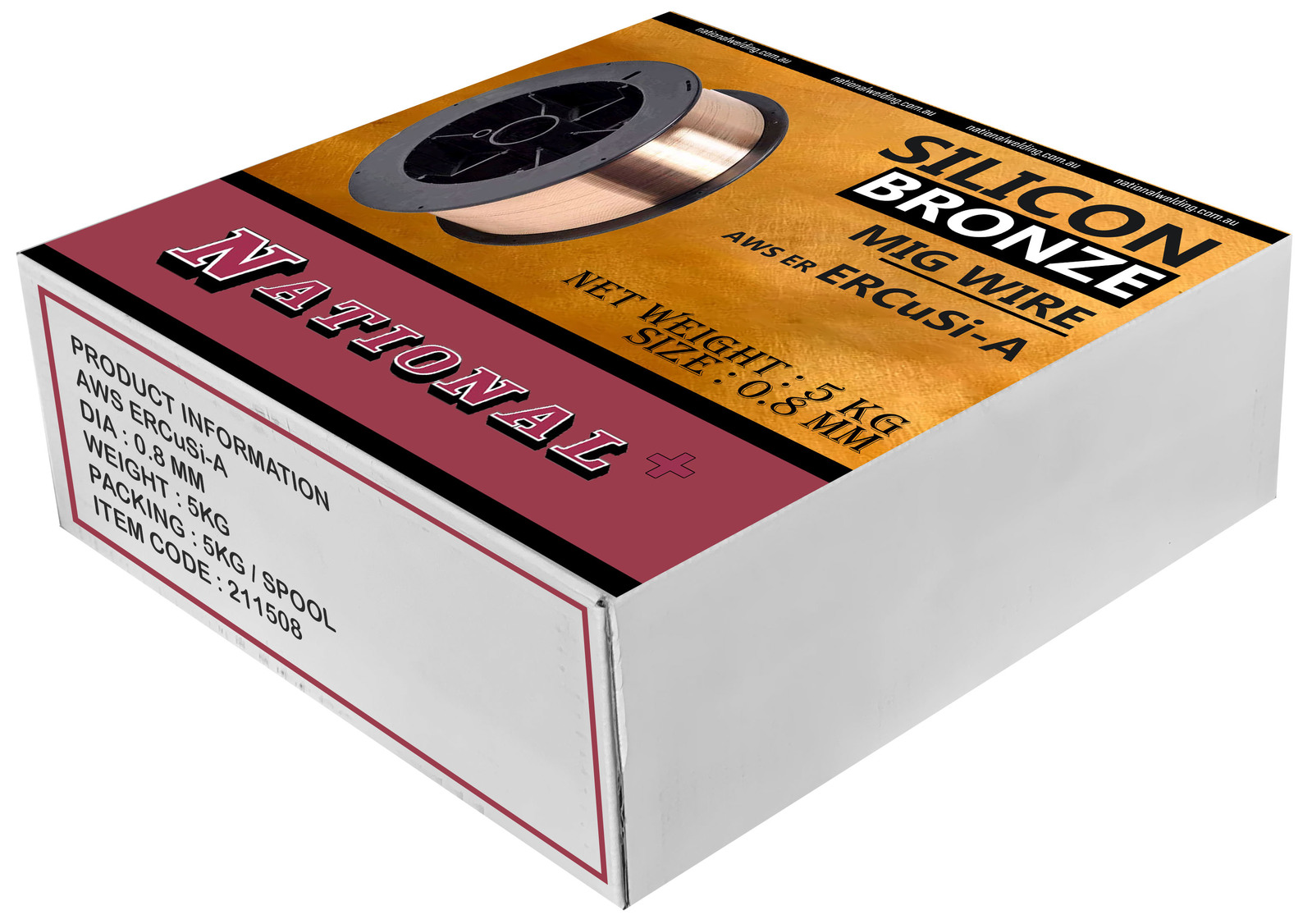 Star Tech Weld ERCuSi-A Silicon Bronze TIG Welding Rod – 1/16″ X 36″ – 2 Lbs