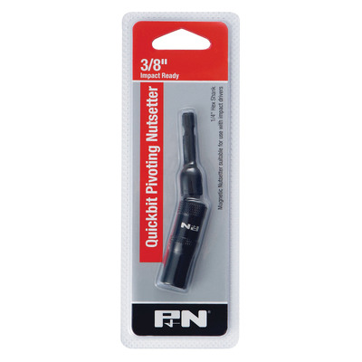 NUTSETTER PIVOTING SET QUICKBIT 20-DEG MAGNETIC 3/8IN P&N 107NSP375