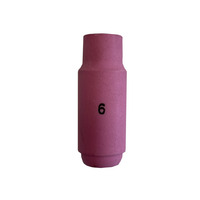 Collet Body Alumina Cup Size 6 (9.5mm) Suits 17/18/26 TIG Torch 10N48 Each 