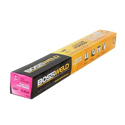 TC16 7016 LH Twin Coated Electrode 2.6mm x 2Kg Bossweld 110400