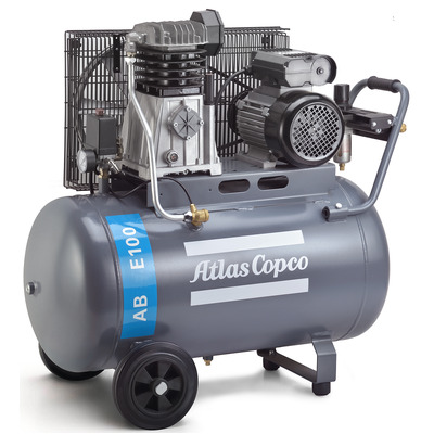 Professional Portable 1 Phase 175L/m 2.5hp 100 Ltrs Compressor AB25E100