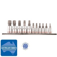 Tamperproof TORX® Set 11 Piece 1/4" & 3/8" Square Drive Kincrome 13646
