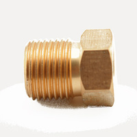 Male Nut (Brass) 5/8 UNF (RH) Gas Inlet 136Z08