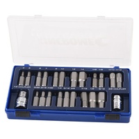 Hex & Spline Drive Set 23 Piece 1/2" Drive Kincrome 13784