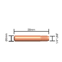 Contact Tips 0.6mm Tweco Style 2 & 4 Standard Duty 14-23 Pkt : 10