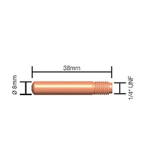 0.8mm Contact Tip Standard Duty (Tweco Style 2 & 4) 14-30 Pkt : 10
