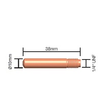 1.0mm Contact Tip Standard Duty (Tweco Style 2 & 4) 14-40 Pkt : 10