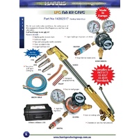 Fabricators Kit Oxy/LPG Model 825 Snap Safe Regulator for C/H/G Harris 