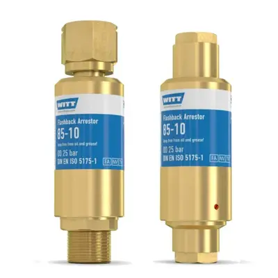 High Flow Reg End Flashback Arrestor (WITT 85-10) Harris 143.117