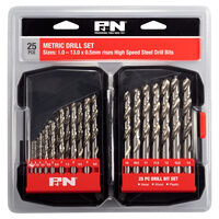 Metric Hss-Bright Jobber Drill Bit Set 1-13mm P&N 166044642 -25 Piece