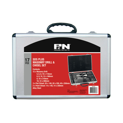 Drill & Chisel Set SDS+ 17 Piece P&N 166044643