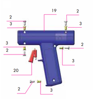 Handle Pistol Type Binzel 180.0024