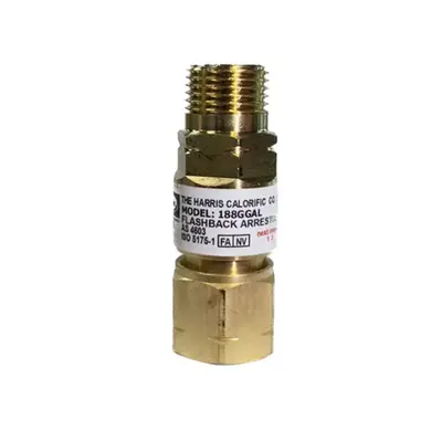 Flashback Arrestor - Torch End (Normal Flow) (Fuel) Harris 188GGAL