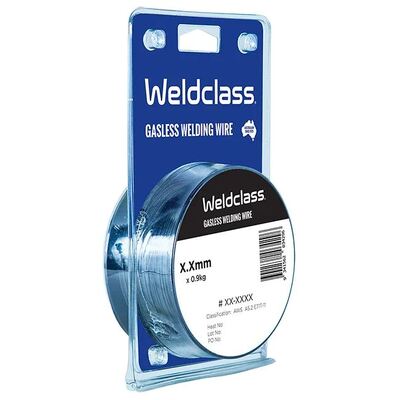 Gasless Welding Wire 100mm/0.9kg Spool 0.8mm Weldclass 2-084FM