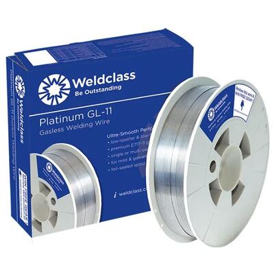 Gasless Platinum GL-11® Mig Wire 1.2mm 4.5kg 200mm Spool Weldclass 2-128FM