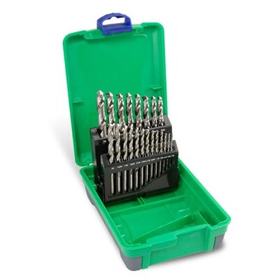 HSS Jobber Set In ABS Plastic 1/16-3/8" 21 Piece Bright 2006-F2