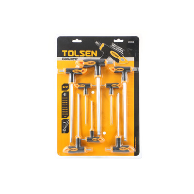 Hex Key T-Handle Screwdrivers Set 8Pcs Tolsen 20062