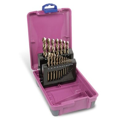 HSS Cobalt Drill Set ABS Case 1-10mm 19 Pce 2011-M2