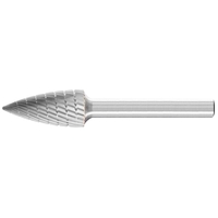Carbide Burr Pointed Tree Shape SPG 1/4" Shank 1/2" x 1" SG-5 Pferd 26006768
