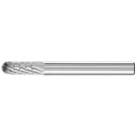 Carbide Burr Cylindrical Radius 1/4" Shank 3/8" x 3/4" SC-3 Pferd 26006772