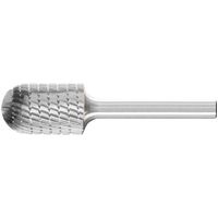 Carbide Burr Cylindrical Radius 1/4" Shank 5/8" x 1" SC-6 Pferd 26007213