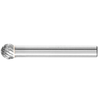 Carbide Burr Ball Shape KUD  1/4" Shank 3/8" x 5/16" SD-3 Pferd 26007214
