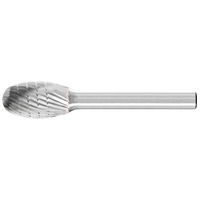 Carbide Burr Oval Shape TRE 1/4" Shank 1/2"  x 7/8" SE-5 Pferd 26007216