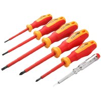 6pcs Vde Screwdriver Set 120cm Tolsen 38013