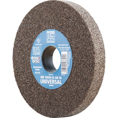 150mm Bench Grinding Wheel Aluminium Oxide BW 15020-32 AN 60 Universal PFERD 39008423