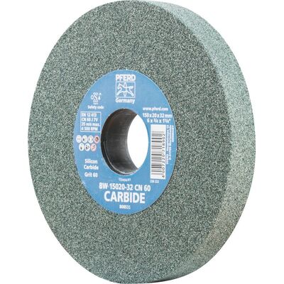 Bench Grinding Wheel 150mm x 20mm Silicon Carbide Green BW 15020-32 CN 120 Carbide Pferd 39008425