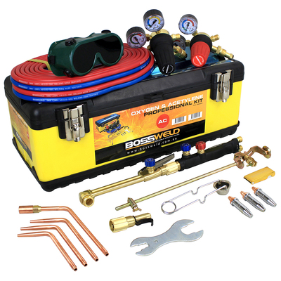 Bossweld Oxy/Acetylene Kit - Toolbox (Without Flashback Arrestors)