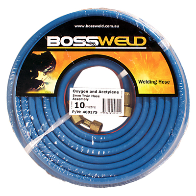 Oxygen/Acetylene Twin Hose Assembly 10 Metres Bossweld  400175