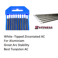 TIG Tungsten 4.0mm x 175mm Zirconiated WZ8 40Z  Pack of 10
