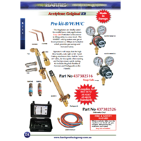 Harris Original Professional Oxy/Acet Kit - B/W/H/C