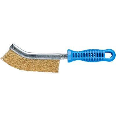 Scratch Brush Curved 1 Row Brass Wire HBG 10 MES 0,30 Universal Pferd 43740043