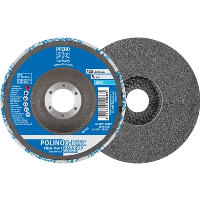 Polinox Non-woven 125mm Medium Soft Disc PNER-MW 125-22,2 SIC F Pferd 44690723