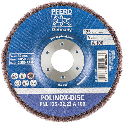Polinox Fibre-Backing 125mm 100 Grit  Pferd 44692261 - 1Pc