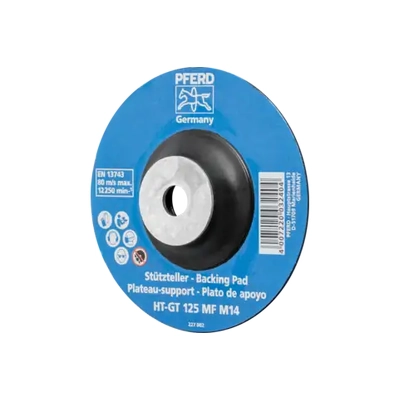 Heat-Resistant Backing Pad With Clamping Nut HT-GT 125 MF M14 For Angle Grinders 125 Pferd 44890210