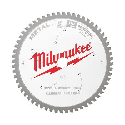 305mm (12") 60T Medium Metal Circular Saw Blade 48408265