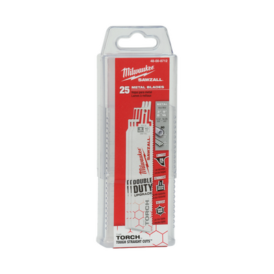 Sawzall The Torch Metal Demolition 150mm 6" 18TPI Blade 25 Pack 48008784