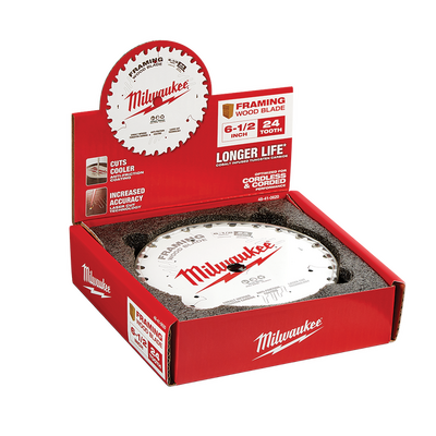 165mm (6 1/2") Framing 24T Circular Saw Blade 48418620