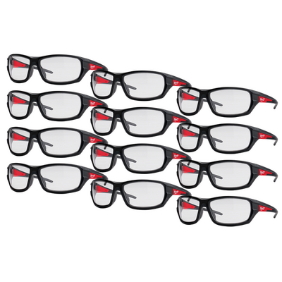 12-Pack Performance Clear Safety Glasses Milwaukee 48732920A