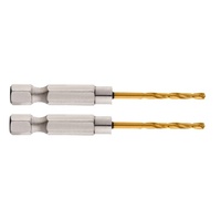 2.5mm Red Helix™ Titanium Drill Bit Milwaukee 48894804 (Pk:2)