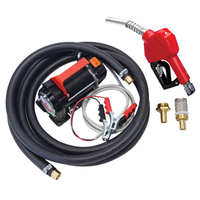 Refuelling Kit 12V Portable With Auto Shut Off Nozzle 50L/min 