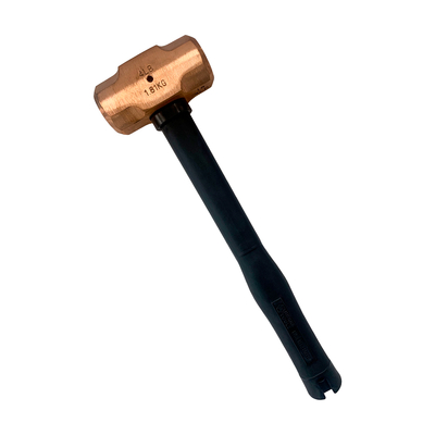 Copper Sledge Hammer 1.81kg (4lb) With Pinned steel Core Fibreglass Black Handle Mumme Tools 5HCFRH04