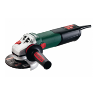 Angle Grinder 125mm (5") 1700W WEA17-125 QUICK Metabo (600534190) 
