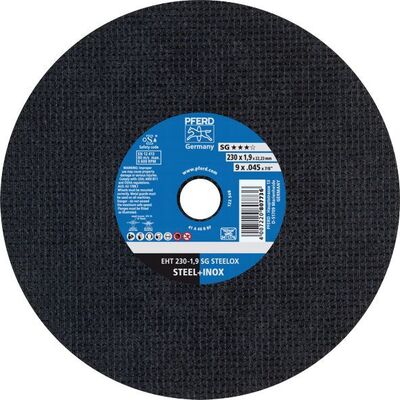 Cut Off Wheel Ultra Thin 9" EHT 230mm x 1.9mm Inox Stainless Steel Pferd 61328430