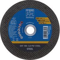 Flat Cut-Off Wheel EHT 178-3.0 A 24 P PSF GP-Steel Pferd 61726222 Pack of 10