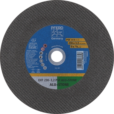 Flat Cut-Off Wheel GP - STONE EHT 230-3.2 C 24 P PSF Pferd 61828222 Pack of 25