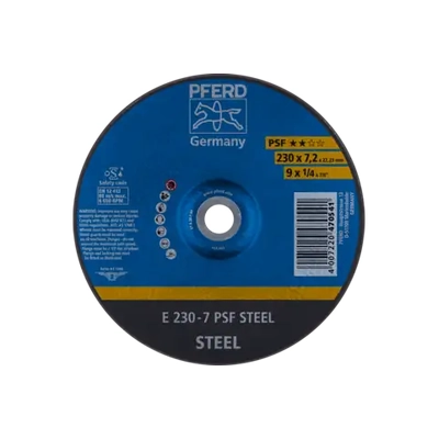 Grinding Wheels Universal Line PSF E230-7 PSF Steel Pferd 62023634 Pack of 10